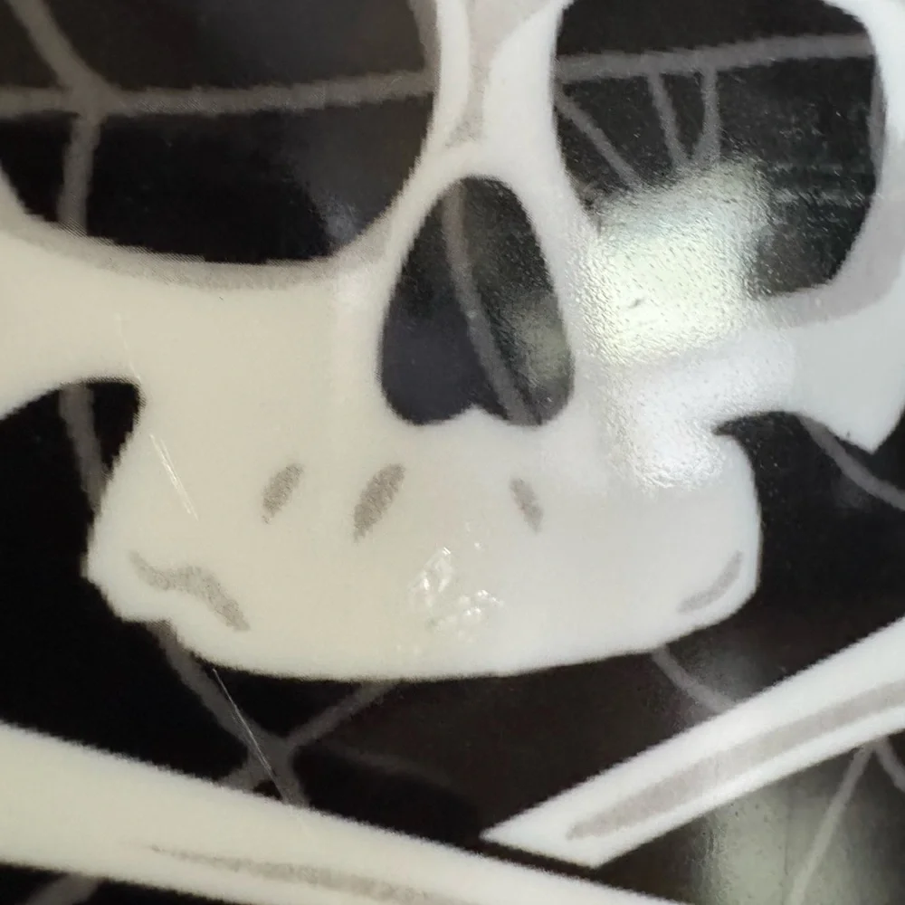 Amscan Halloween Skull Plastic‎ Square Plates